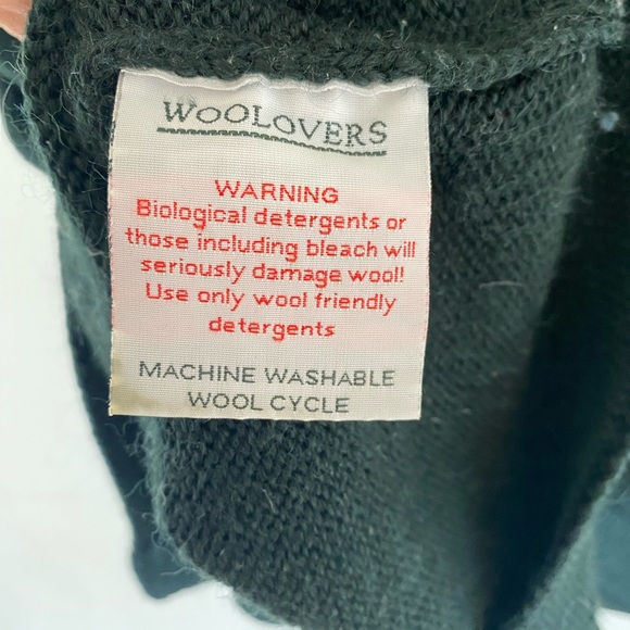 Woolovers | Long Forest Green Wool Waistcoat Sweater Vest | XL - Picture 8 of 10